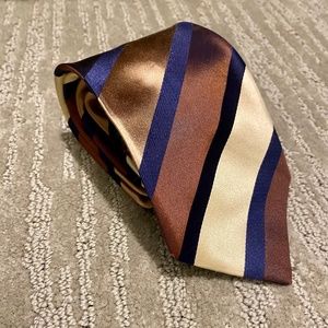 Brioni striped silk tie